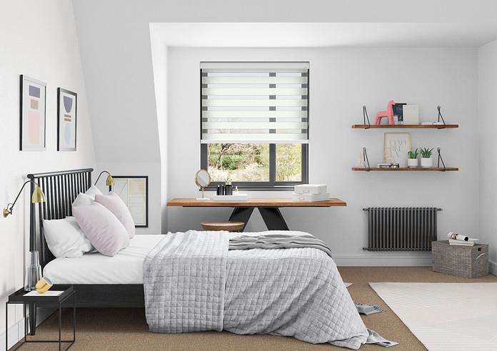 Shine, Linen White - Day Night Blind - Image 6